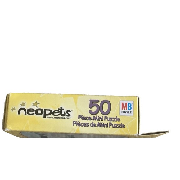 Vintage Neopets Kougra Mini Puzzle 50 Piece 5" x 7" Hasbro 2003 - NEW Open Box - Picture 3 of 6